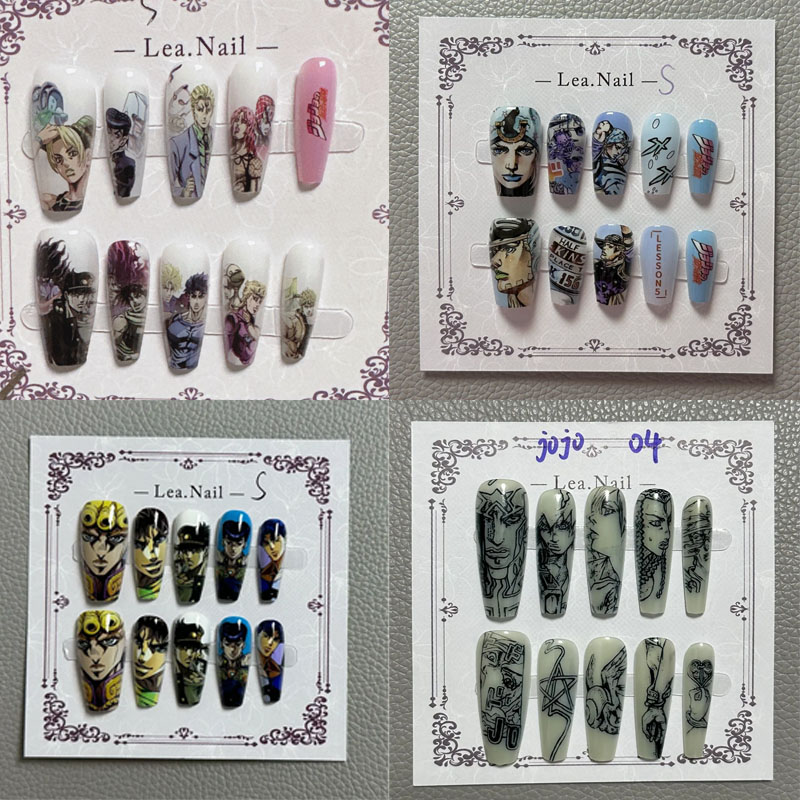 Cosplay Floating Prop - JOJO Nail Art Öğrenci Anime Karikatür