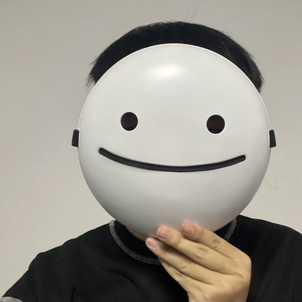 Cosplay Floating Prop - Anime Rüya Cosplay Gülümseme Maskesi Yetişkin