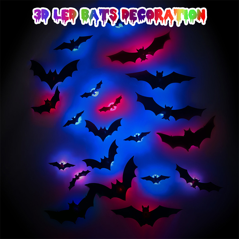 Cosplay Bat Prop - Cadılar Bayramı 3D Stereo LED Işıklı