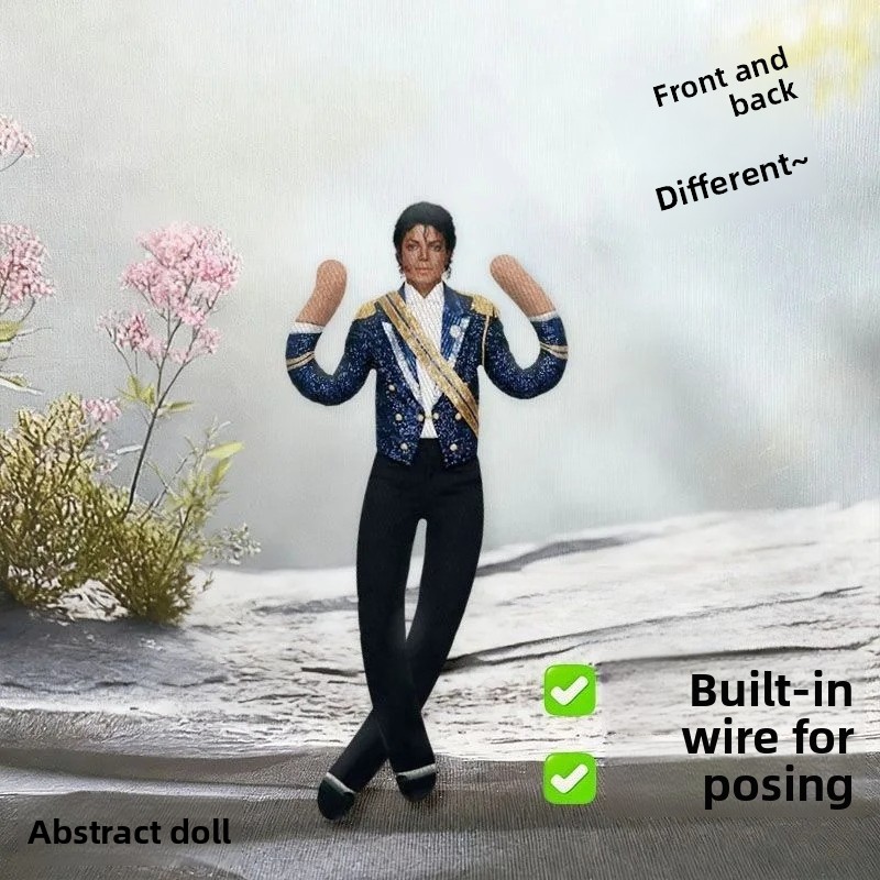 Michael Jackson Peluş Bebek –  - Evoker Cosplay Prop incelemesi ve fiyatı